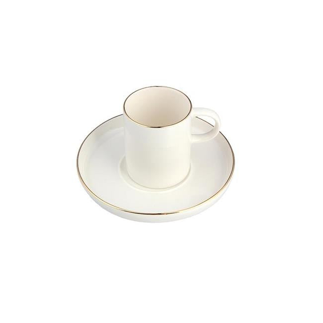 Porland Chopin Gold Gilding Coffee Cup Set 4 Piece