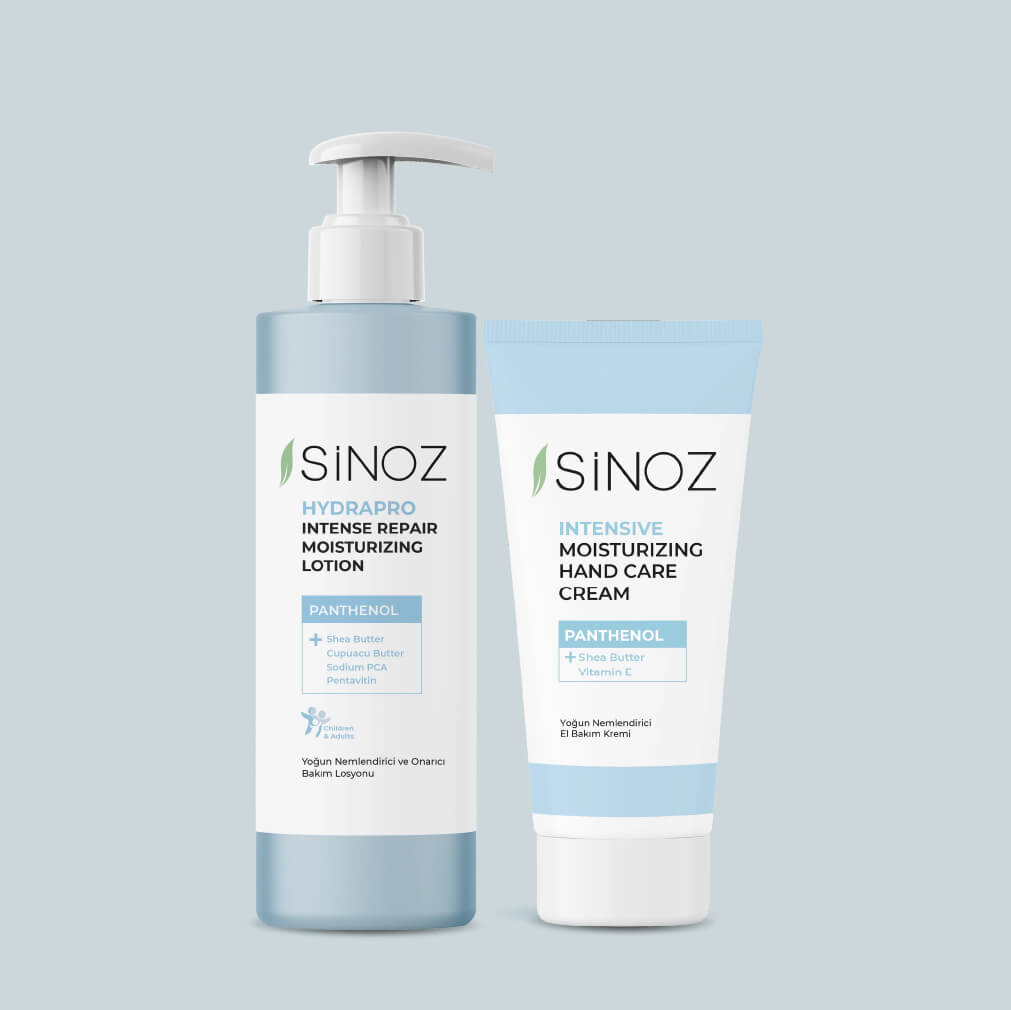 Sinoz Intensive Moisturizing Hand Cream & Hydrapro Intense Repair Moisturizing Lotion