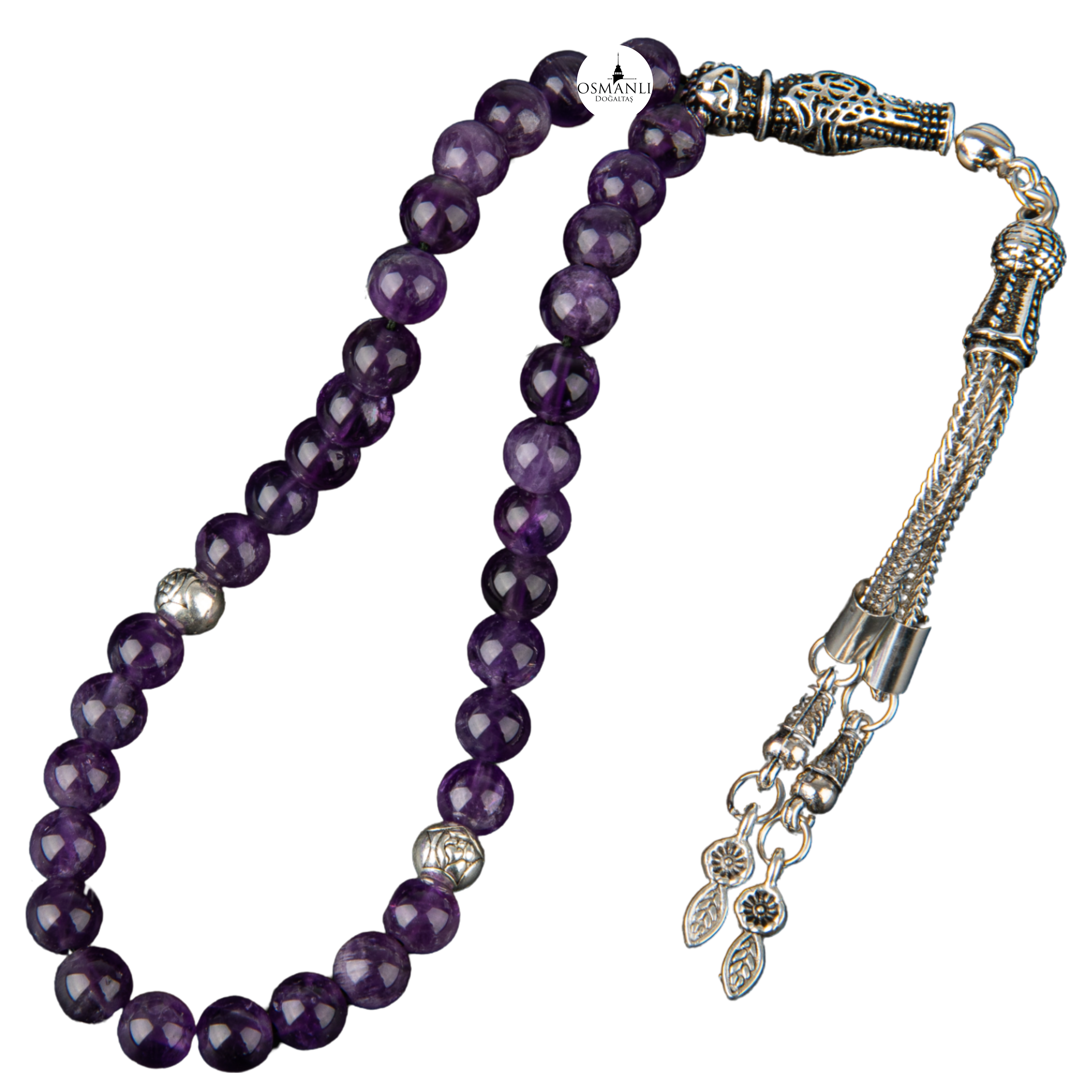 Amethyst Natural Stone Prayer Beads 33 - 6mm