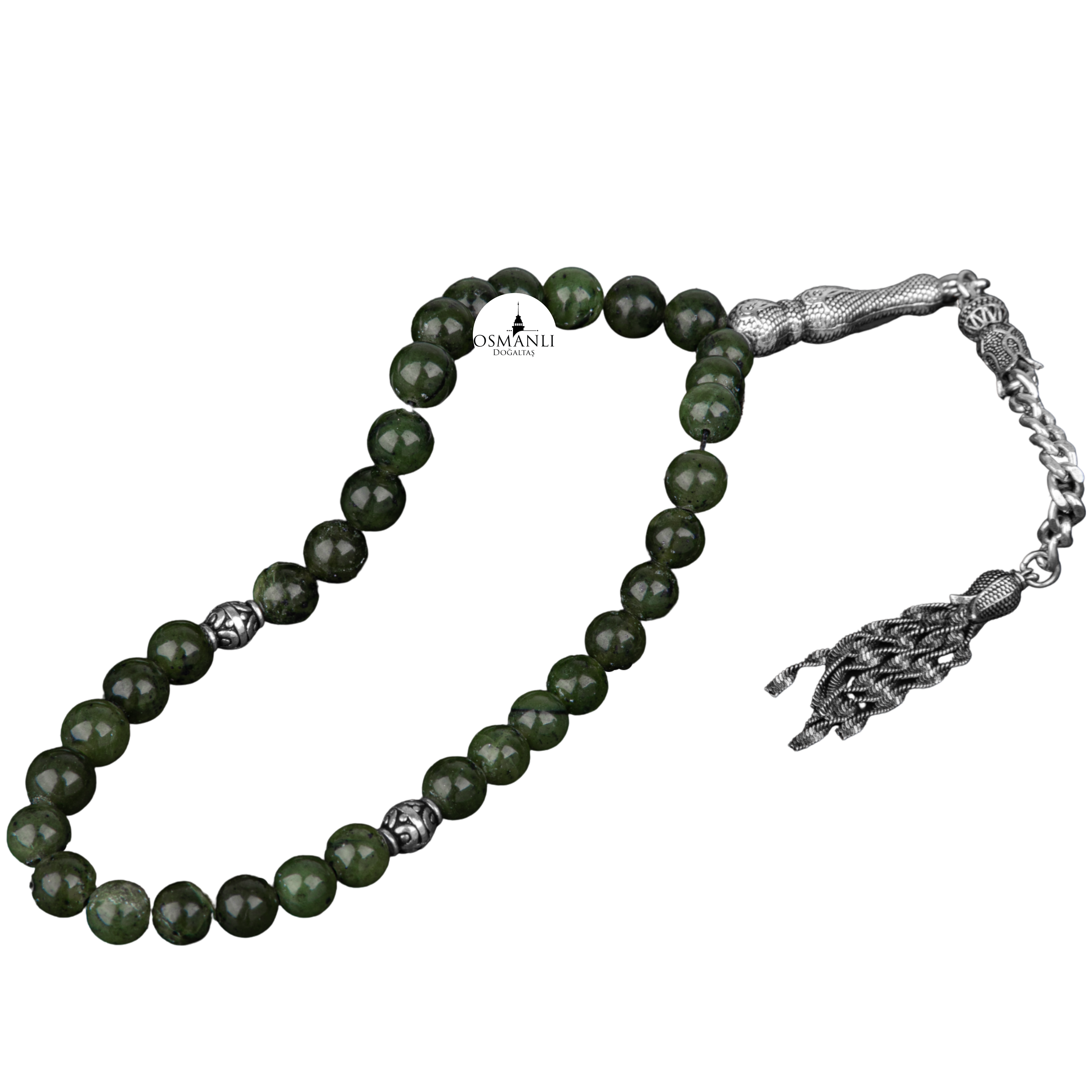 Jade Natural Stone Prayer Beads 33 pieces - 8mm