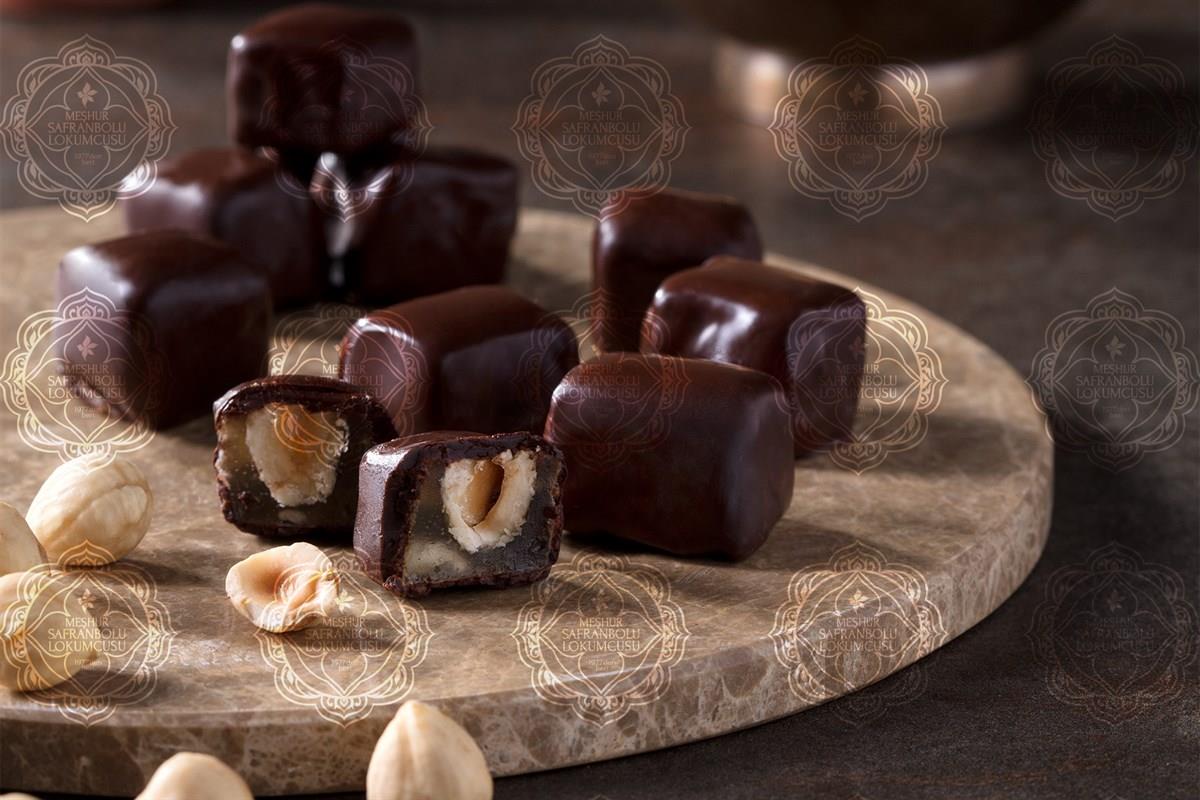 Chocolate Hazelnut Turkish Delight Acetate Box