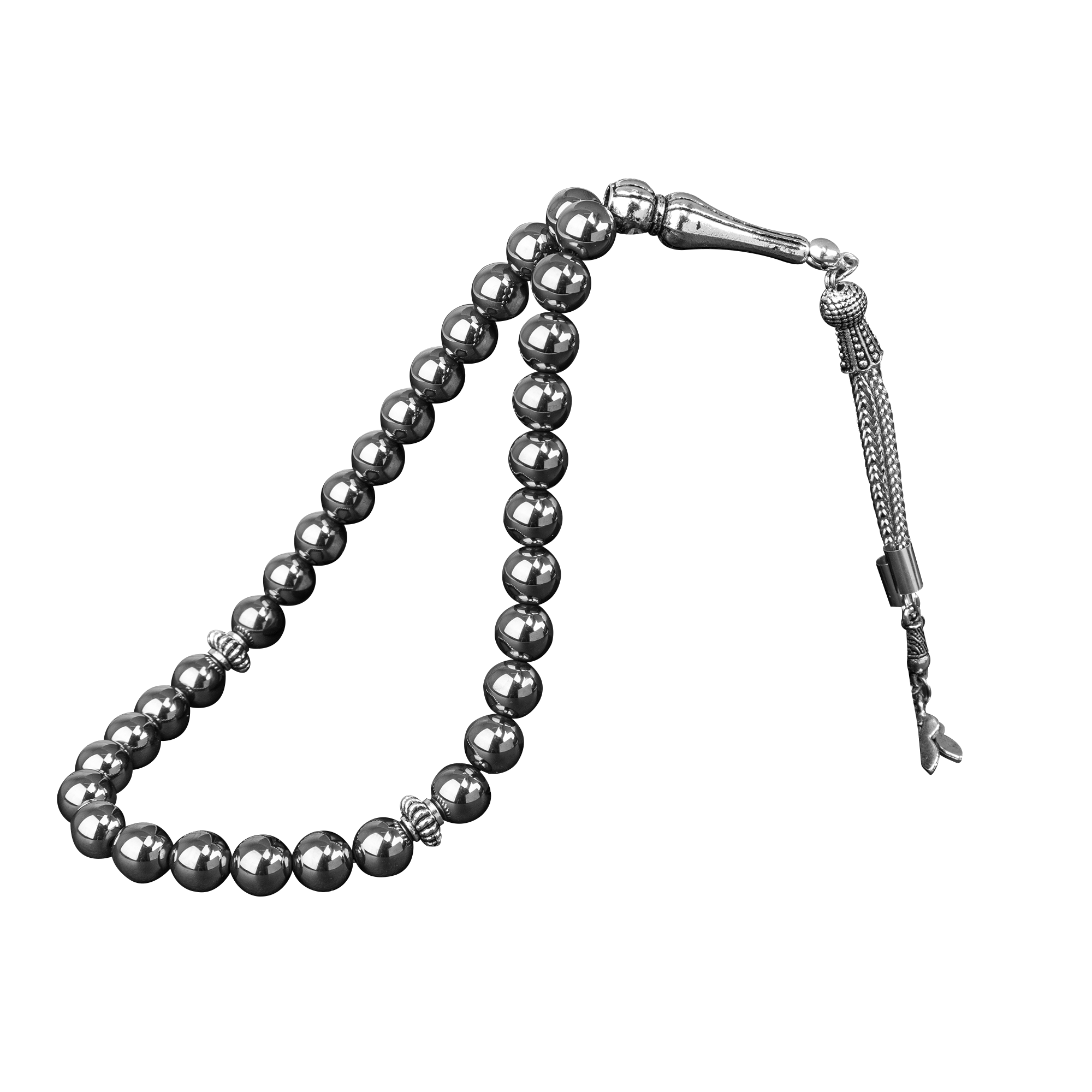 Trehartz Natural Stone Prayer Beads 33 pieces - 8mm