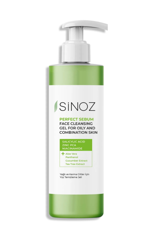 Sinoz Facial Cleansing Gel, Pure Cica Tiger Grass, Intensive Repair Facial Cream Set of 3