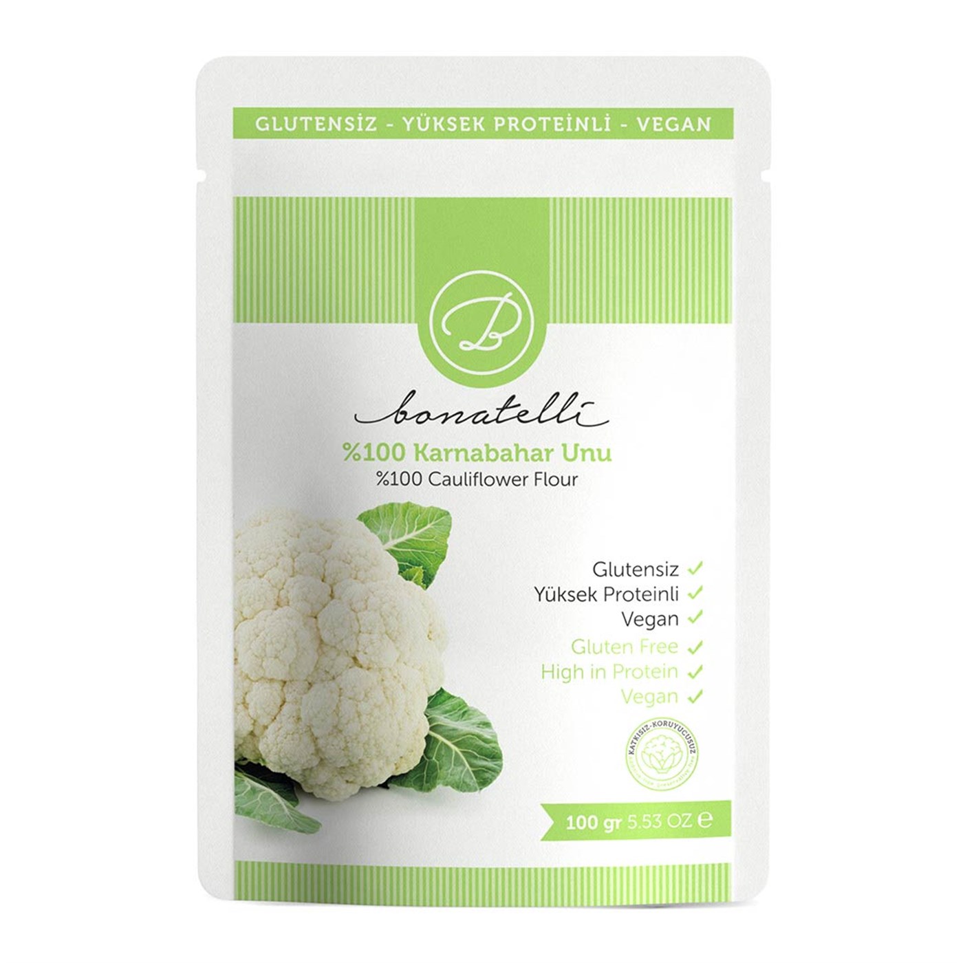 Bonatelli 100% Cauliflower Flour 100 Gr