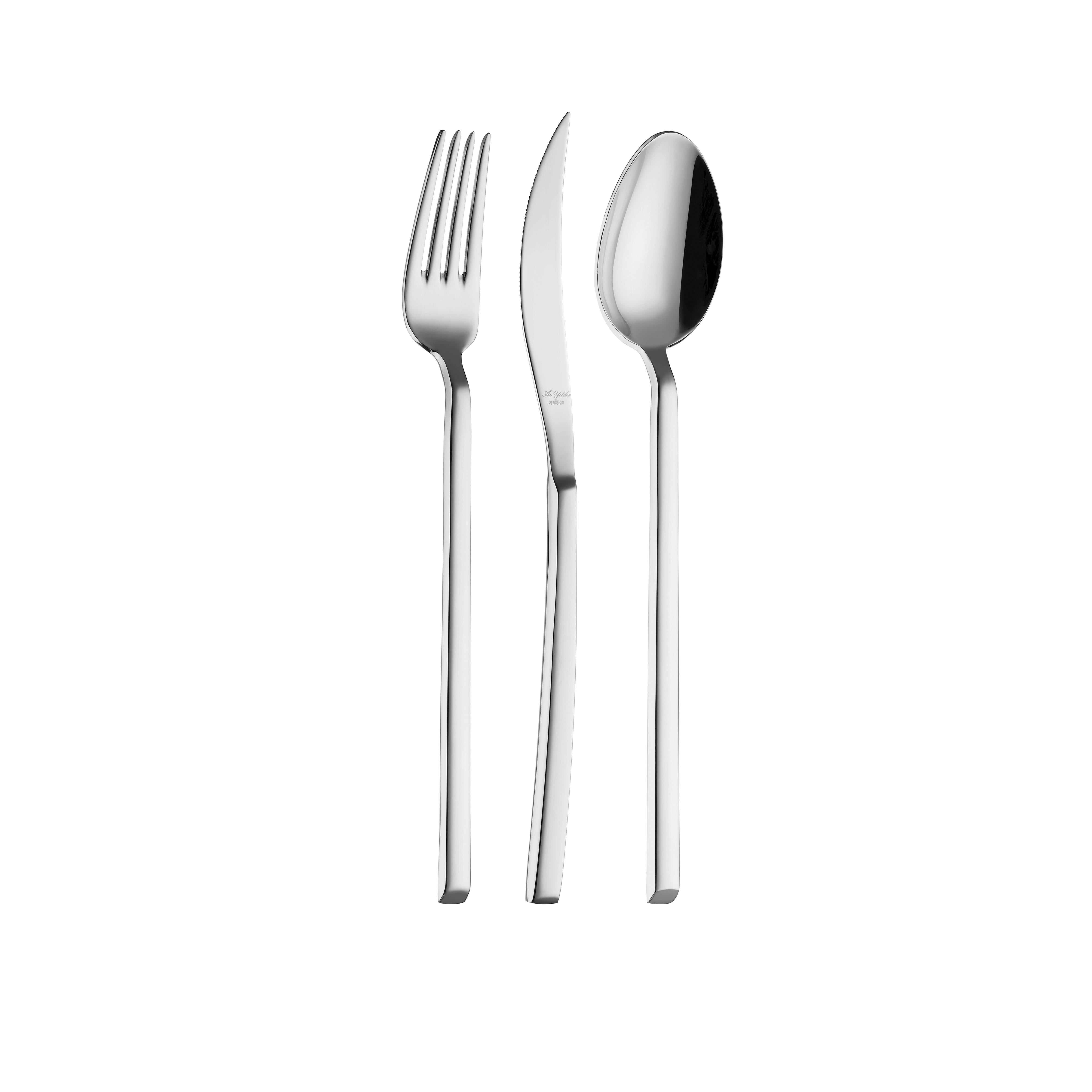 Aryıldız Vento Prestige 84 Piece Fork Spoon Knife Set with Storage