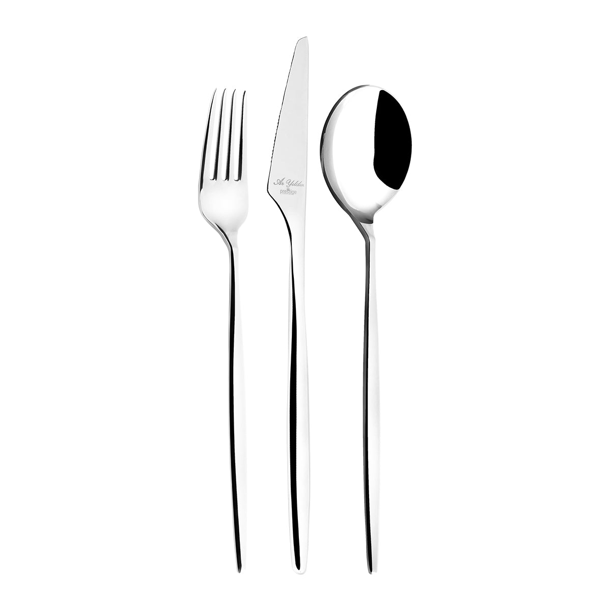Aryıldız Studio Prestige 89 Piece Fork Spoon Knife Set with Storage