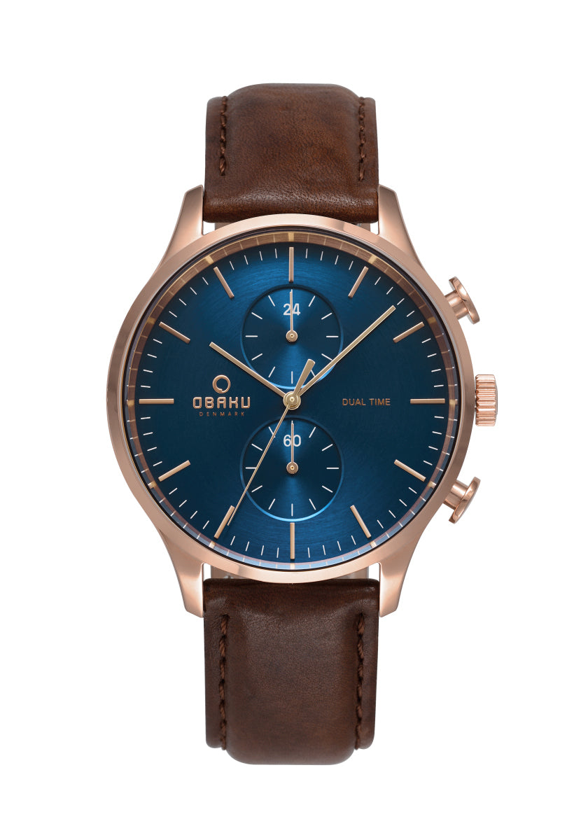 Obaku Denmark Men's Wristwatch V196GUVLRN1