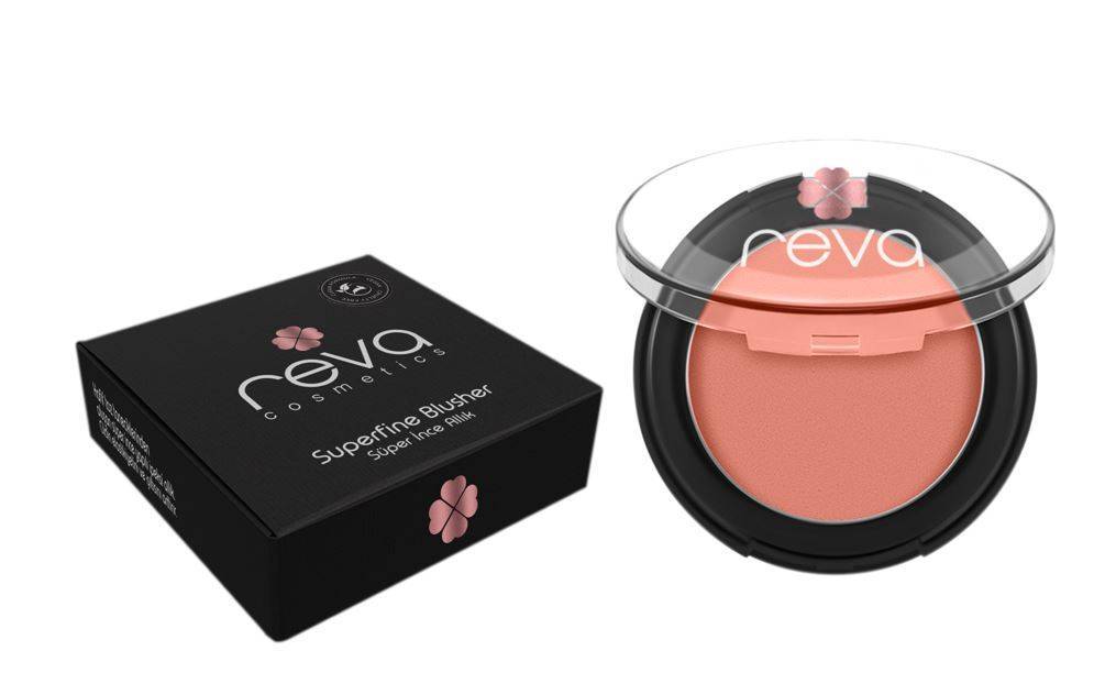 Reva Superfine Powder Blush - Superfine Blusher Tawny Peach - No: 704 - Vegan &amp; Clean Ingredients