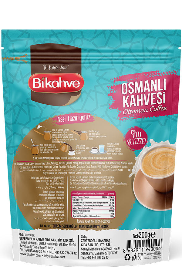 BiKahve Ottoman Coffee 200 Gr
