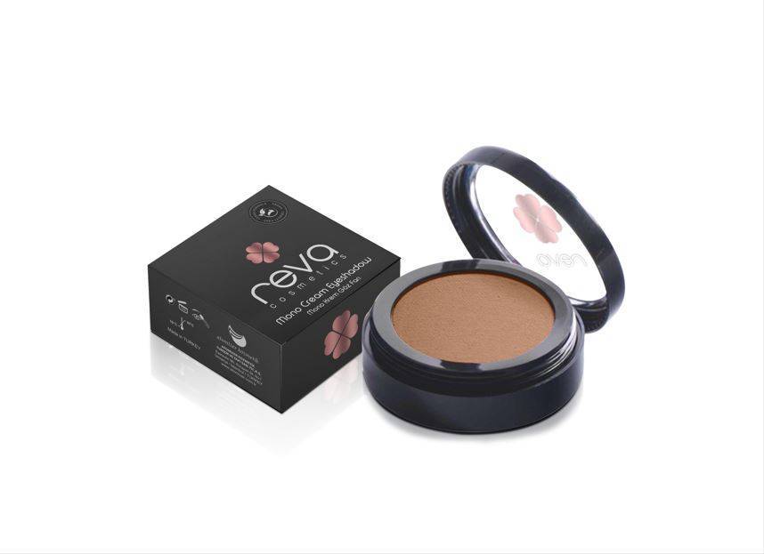 Reva Single Cream Eyeshadow - Mono Cream Eyeshadow Camel - No: 309 - Vegan &amp; Clean Ingredients