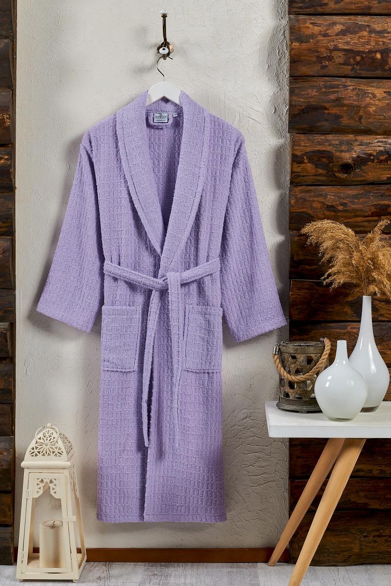 Elevate Your Daily Routine with the Semecca Cotton Shawl Collar Buckle Bathrobe