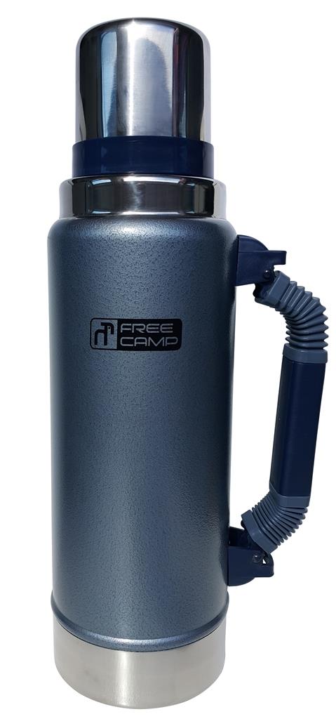 FreeCamp Marvel Thermos 1.25-Liter - Blue | Keep Your Drinks Hot for 12 Hours, Cold for 24 Hours