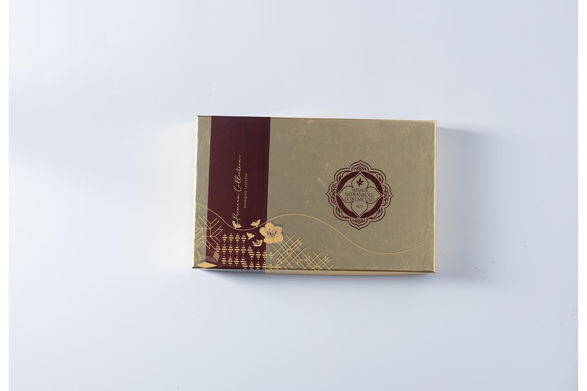 Gold Lux Box Mixed Baklava Turkish Delight 500 gr