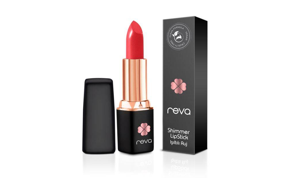 GLOWING ALLURE LIPSTICK - Shimmer with Confidence in High Risk Red - Shade No: 904 - Vegan & Clean Beauty