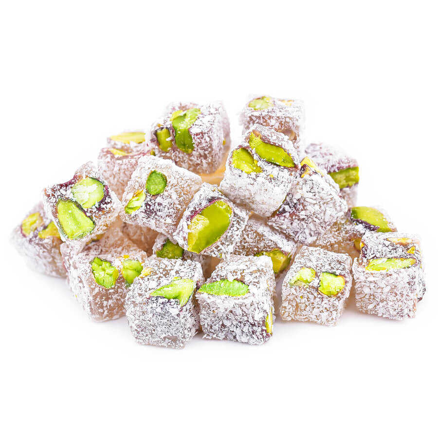 Double Roasted Turkish Delight with Coconut 500 Gr