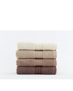 Hobby Rainbow Set of 4 Towels Brown