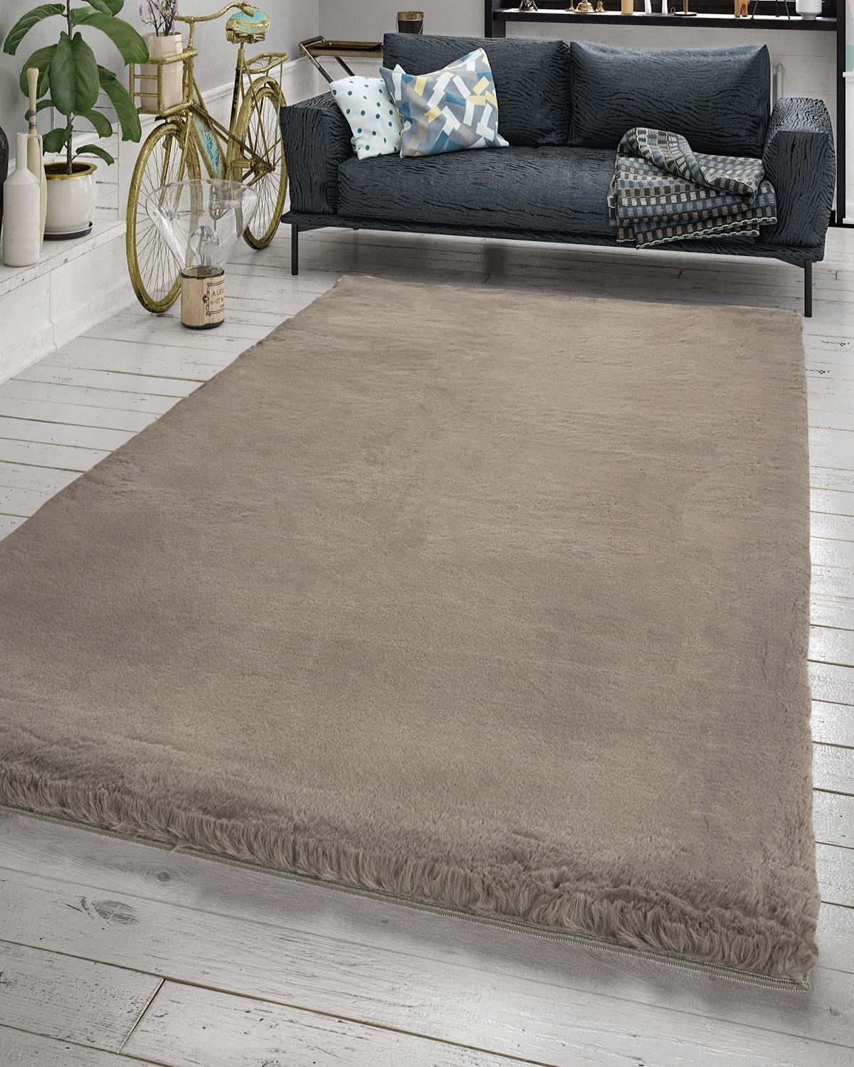 Jassrug Fuzzy Fur Carpet 120x180 Anthracite
