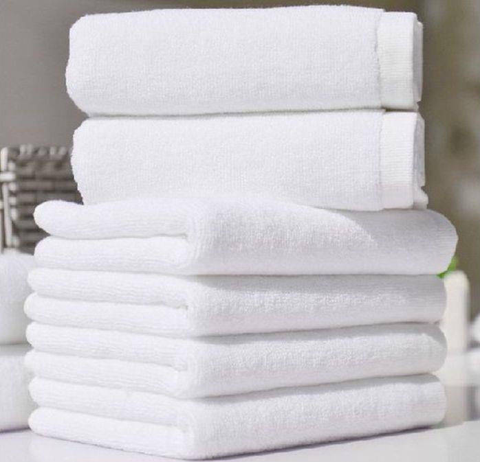 Hotel Type 50x90 Face Towel White