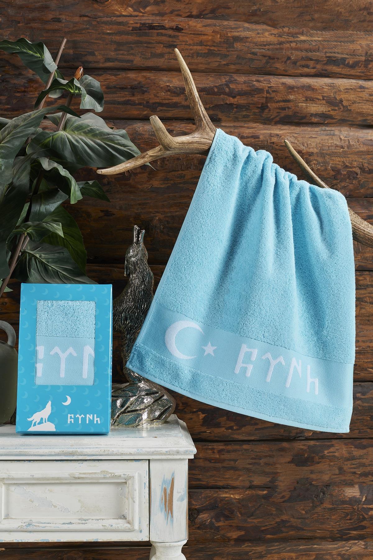 Turquoise Elegance: PATENTED Turkish Towel in a Stylish Gift Box - 100% Cotton Luxury