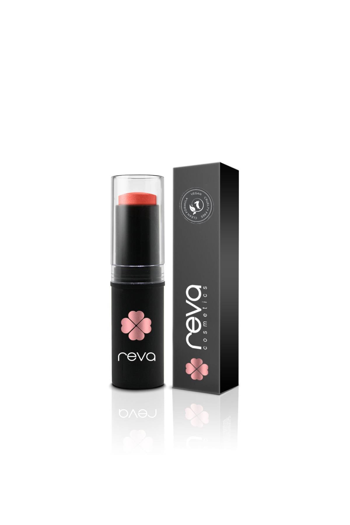 Reva Blush, Eyeshadow, Lip Color 3 in 1 Stick - Lip Cheek Eye Tint - No:114 - Vegan &amp; Clean Ingredients