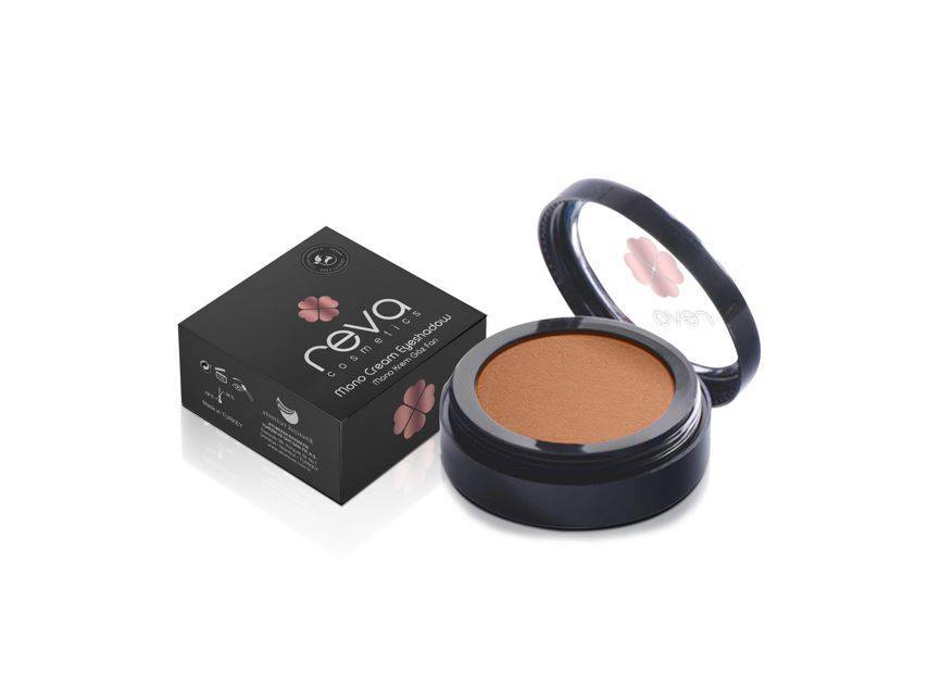 Reva Single Cream Eyeshadow - Mono Cream Eyeshadow Sand Stone - No: 308 - Vegan &amp; Clean Ingredients