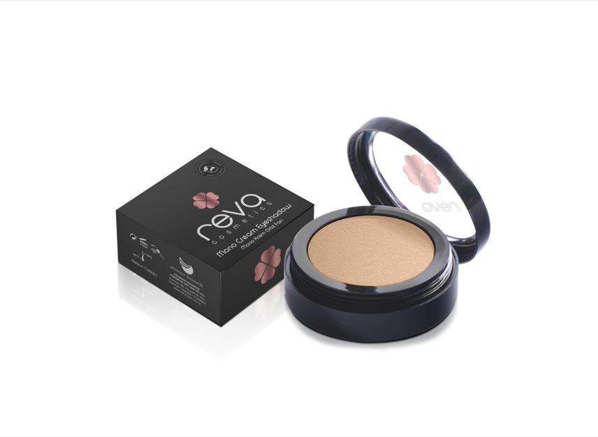 Reva Single Cream Eyeshadow - Mono Cream Eyeshadow Tender Peach - No: 302 - Vegan &amp; Clean Ingredients